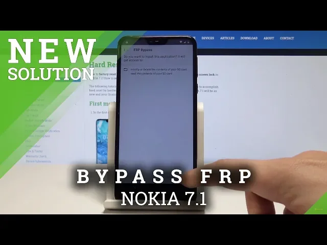 Video thumbnail for Bypass Google Verification NOKIA 7.1 - Unlock FRP Android 9 / Remove Google Protection