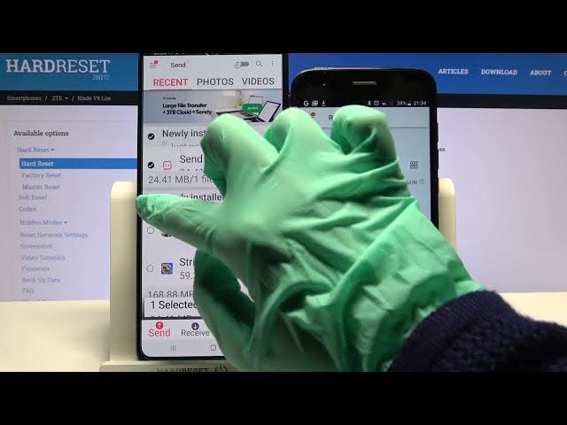 Video thumbnail for Transfer files from an Android Device to ZTE BLADE V8 LITE – Send Anywhere App