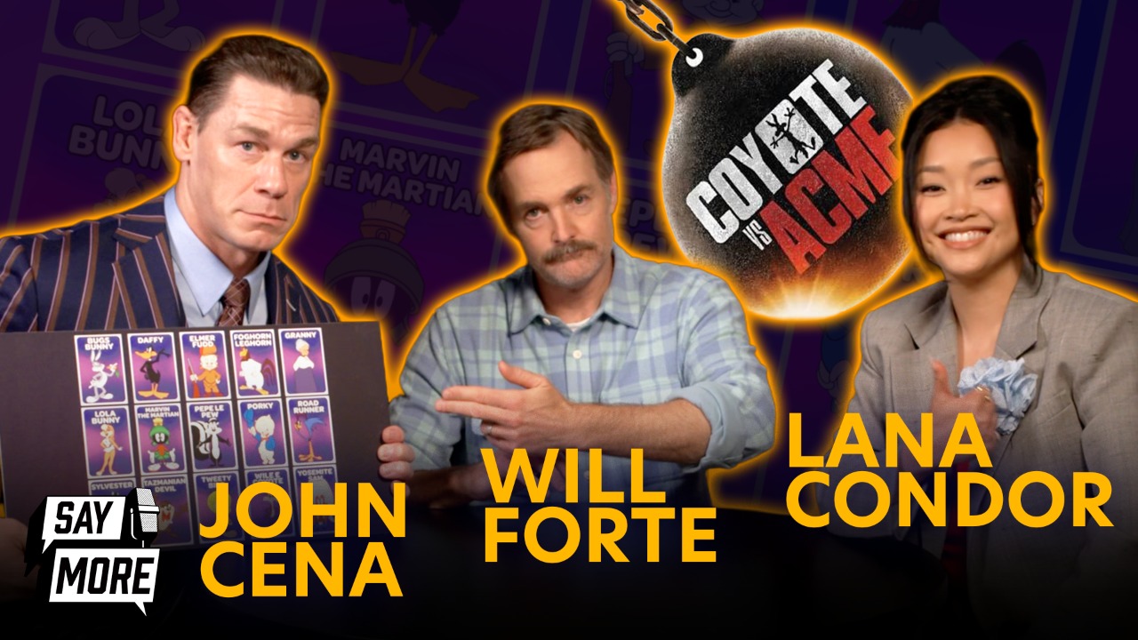 Video thumbnail for Will Forte, John Cena & Lana Condor draft the ultimate 'Coyote Vs. Acme' squad
