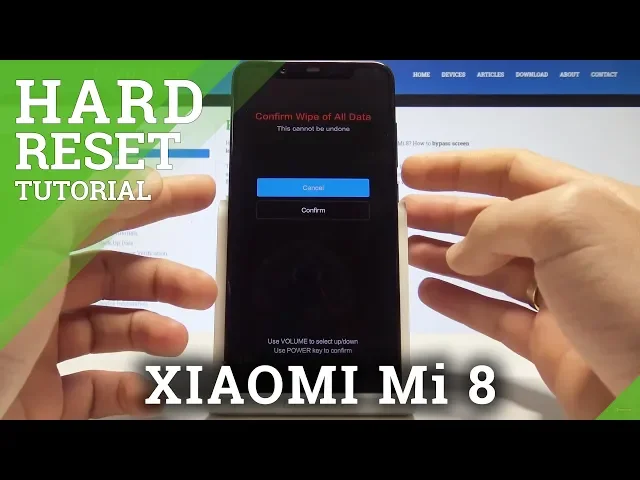 Video thumbnail for How to Hard Reset XIAOMI Mi 8 - Wipe Data / Bypass Screen Lock