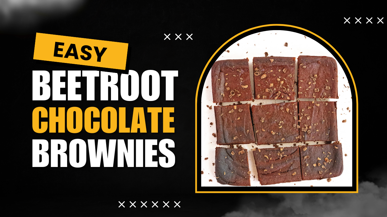 'Video thumbnail for Beetroot Chocolate Brownies'