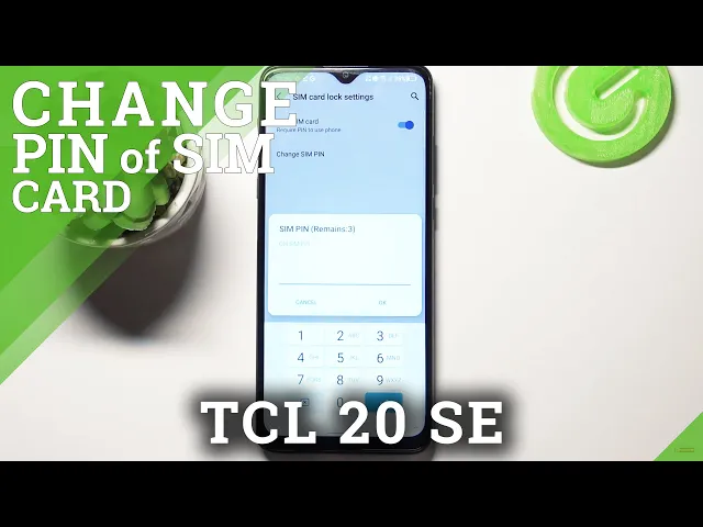 Video thumbnail for How to Change SIM PIN in TCL 20 SE – Activate PIN Protection