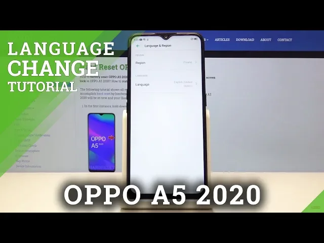 Video thumbnail for How to Change Language in OPPO A5 2020 - Update Language