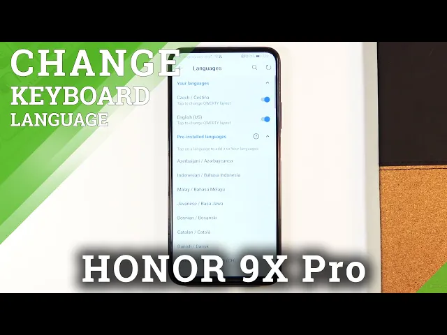 Video thumbnail for How to Change Keyboard Language in HUAWEI Honor 9x Pro – Find Dictionary Options