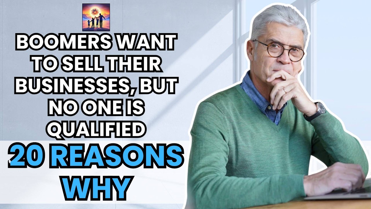 Video thumbnail for Boomers want to sell their businesses, but there is no one qualified to buy them