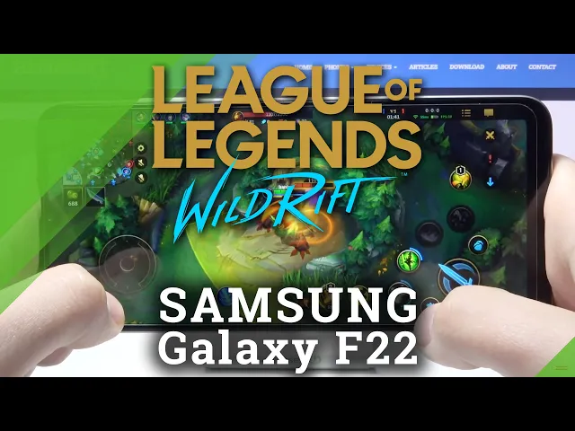 Video thumbnail for How to Play League of Legends : Wild Rift on SAMSUNG Galaxy F22 – Gameplay Test