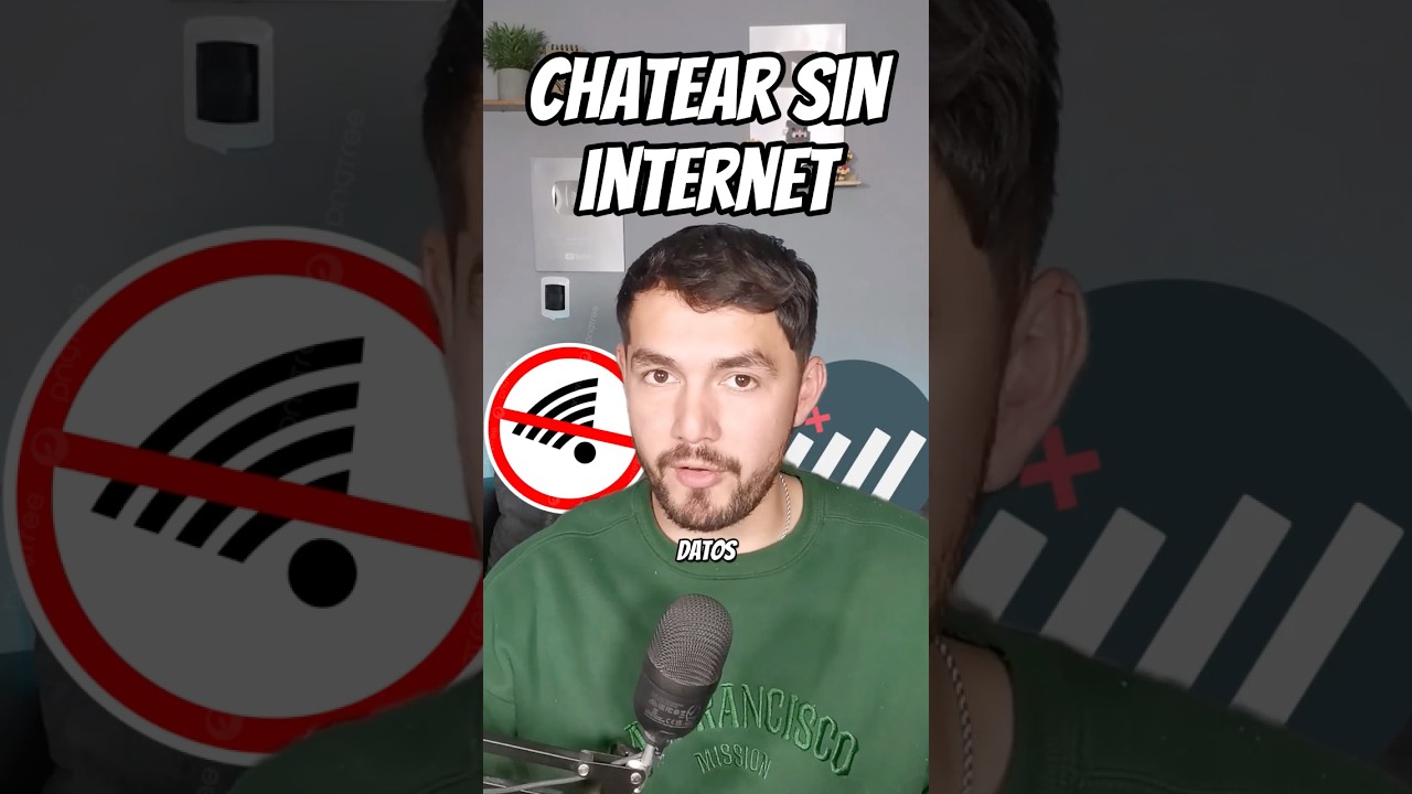 Video thumbnail for La app que te deja chatear sin internet ni señal 🔥 (Bitchat Mesh)