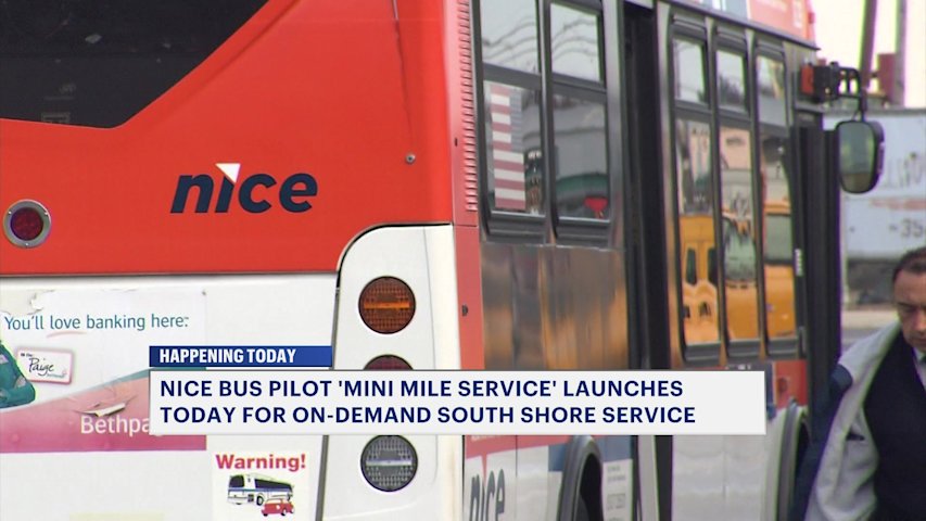 Video thumbnail for NICE Bus launches new pilot service for on-demand south shore residents