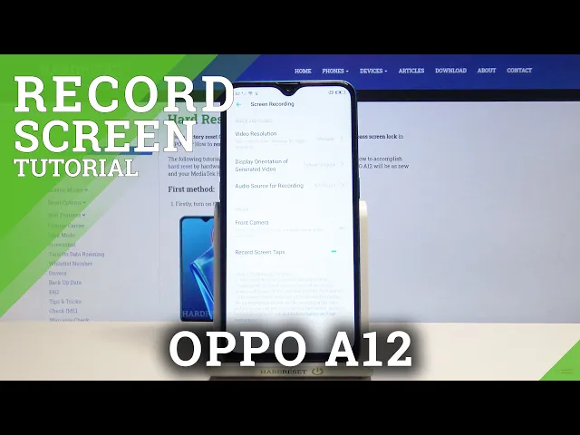 Video thumbnail for How to Record Screen OPPO A12 – Screen Recorder