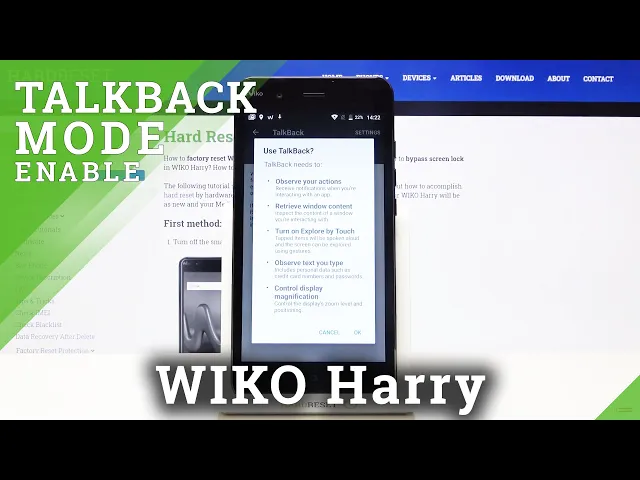 Video thumbnail for How to Activate TalkBack on WIKO Harry – Enable TalkBack