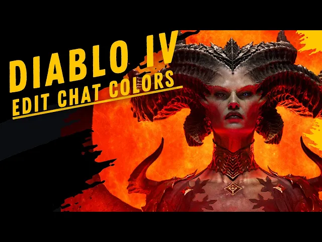 Video thumbnail for How To Customize Chat Colors Diablo IV