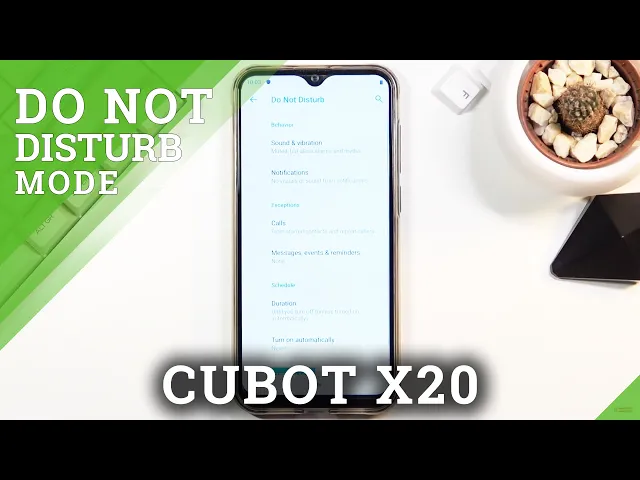 Video thumbnail for How to Enable Do Not Disturb Mode on CUBOT X20 – Turn On DND Mode