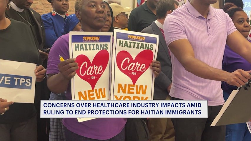 Video thumbnail for Advocates raise concerns over healthcare industry impacts after ruling to end protections for Haitian immigrants