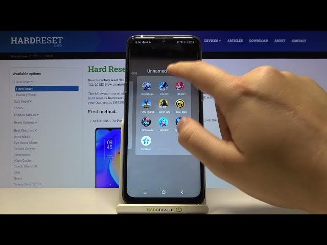 Video thumbnail for How to Create Folder on TCL 20 SE – Add Folder to Home Screen