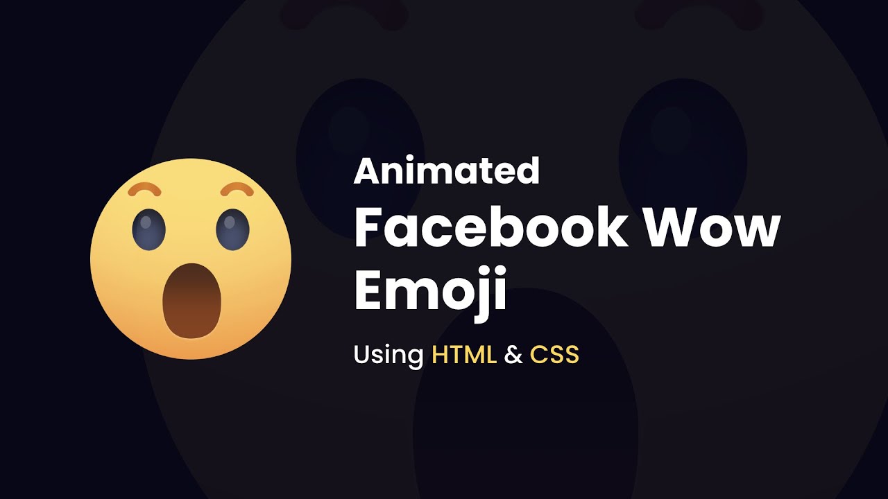 'Video thumbnail for How To Make Animated Emoji Using HTML And CSS Step By Step'