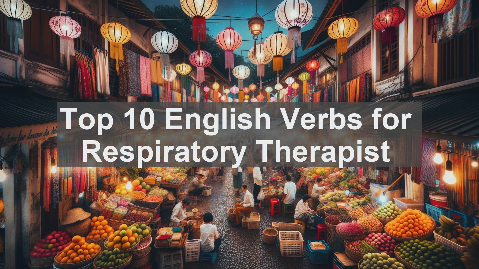 'Video thumbnail for Top 10 English Verbs for Respiratory Therapist'