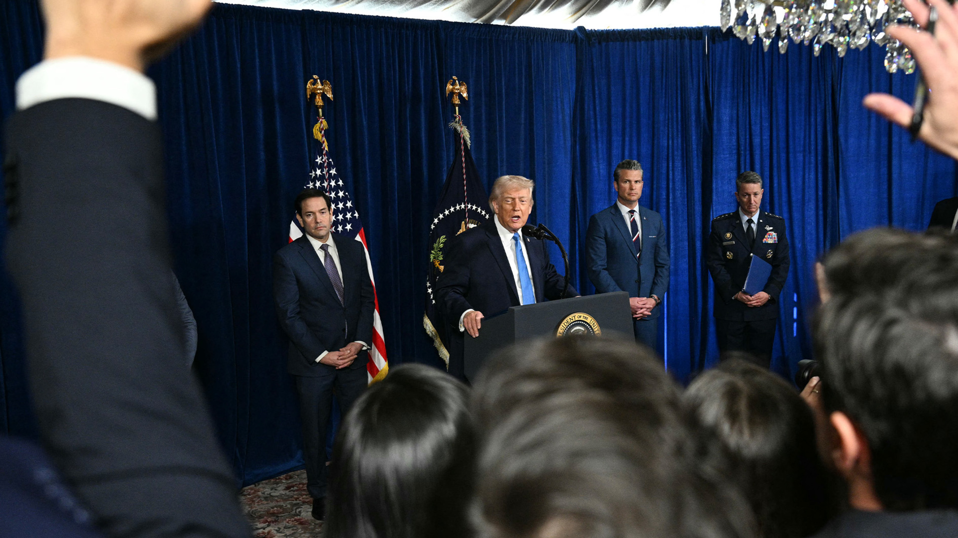 Video thumbnail for Trump says US will take Venezuela's oil