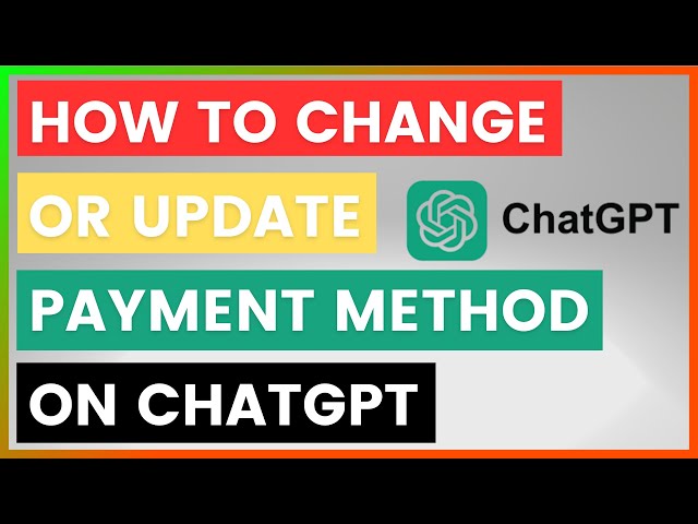 Video thumbnail for How To Change Or Update Payment Method On ChatGPT? [in 2025]