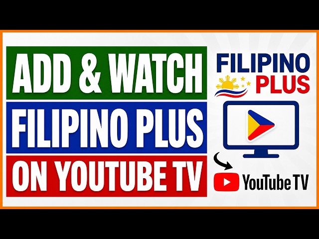 Video thumbnail for How To Add And Watch Filippino Plus On YouTube TV? [in 2026]