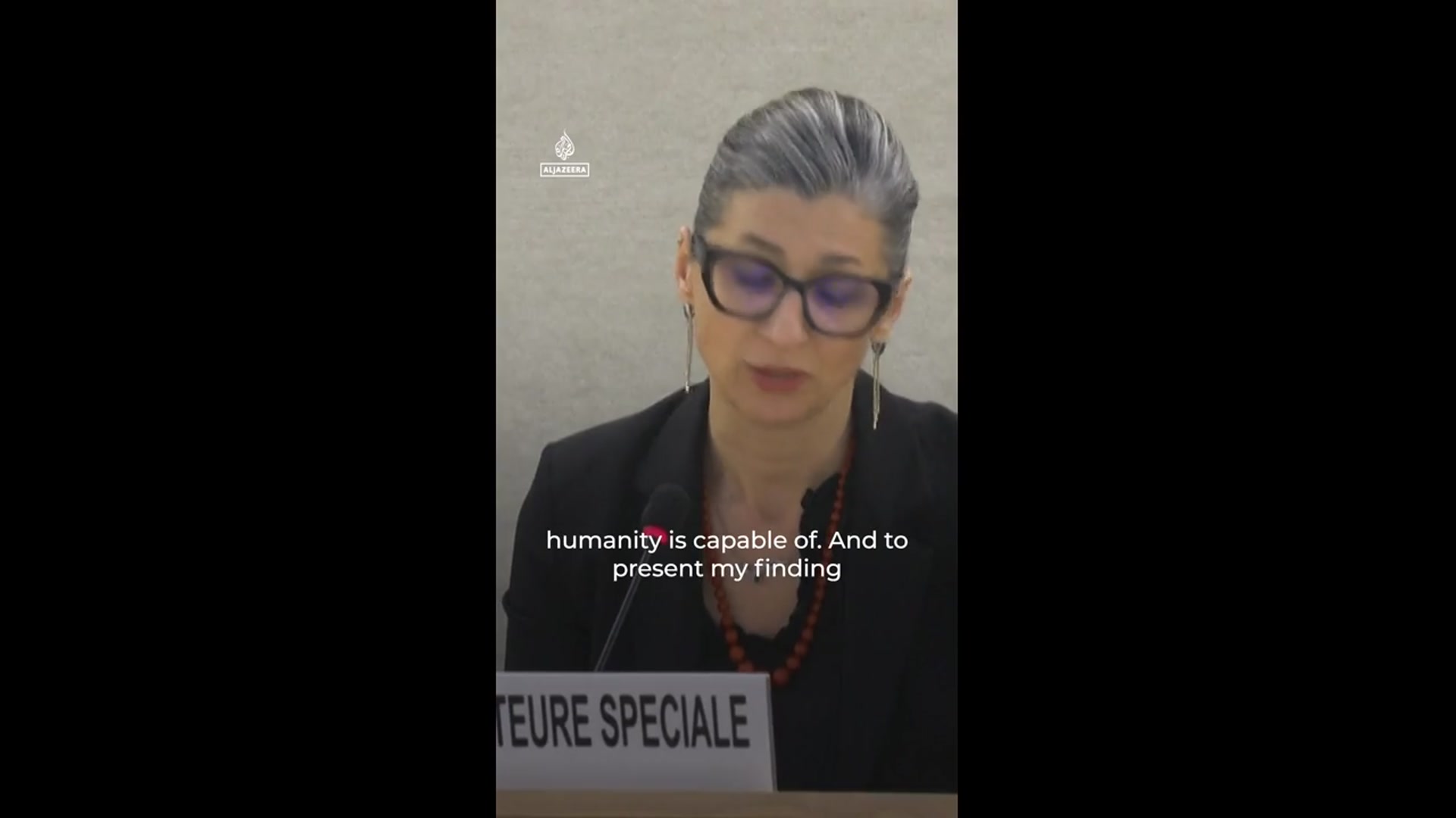 'Video thumbnail for US sanctions UN expert Francesca Albanese over Israel criticism'