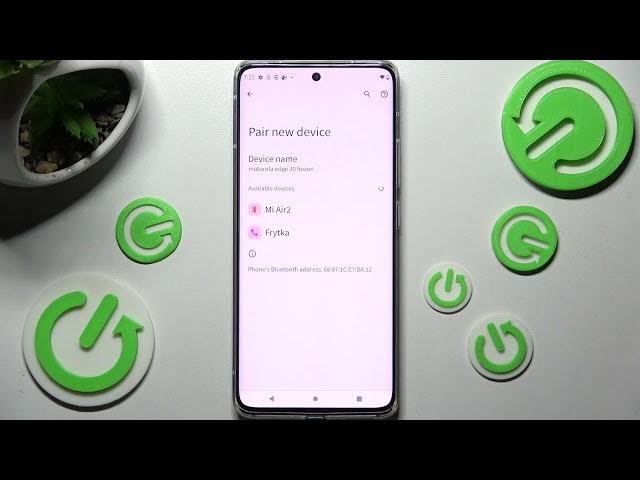 Video thumbnail for MOTOROLA EDGE 30 FUSION - How to Connect Bluetooth Device