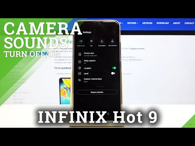 Video thumbnail for Disable & Activate Shutter Sound – INFINIX Hot 9 Camera Options