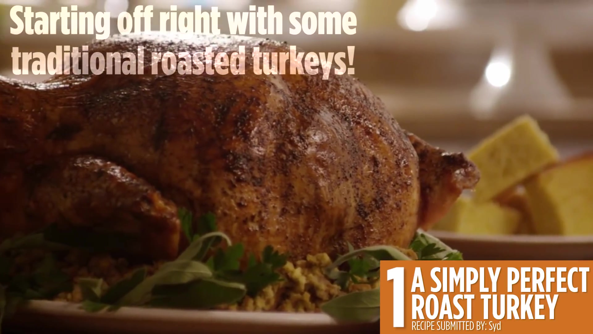 Video thumbnail for 15.10 of the Tastiest Turkey Recipes ¦ Thanksgiving Food ¦ Allrecipes.com (1080p 24fps)