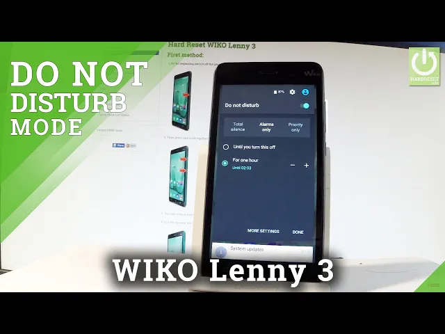 Video thumbnail for Do Not Distrub Mode in WIKO Lenny 3 - Enable / Use Do No Disturb