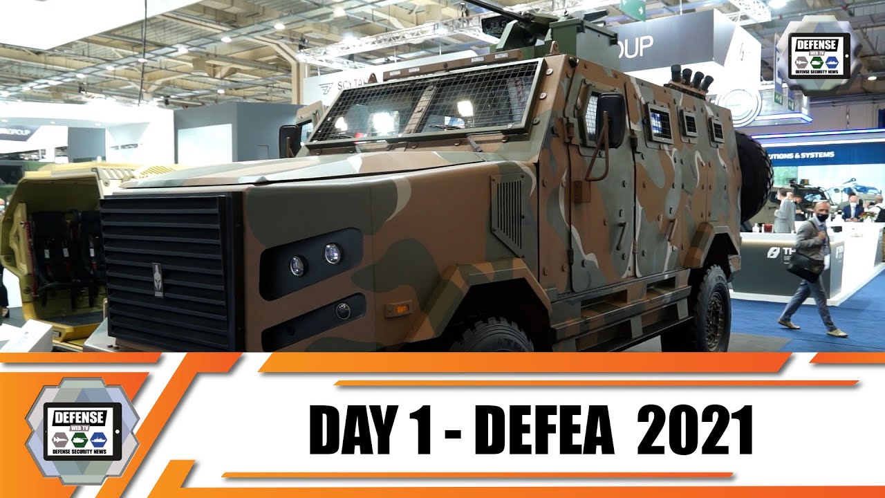 'Video thumbnail for DEFEA 2021 Day 1 International Defense Exhibition coverage Greece Athens air land and sea'