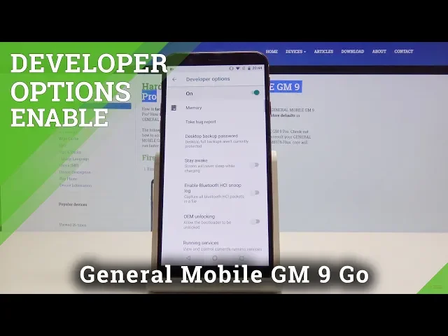 Video thumbnail for How to Enable Developer Options in GENERAL MOBILE GM 9 Pro - OEM Unlock
