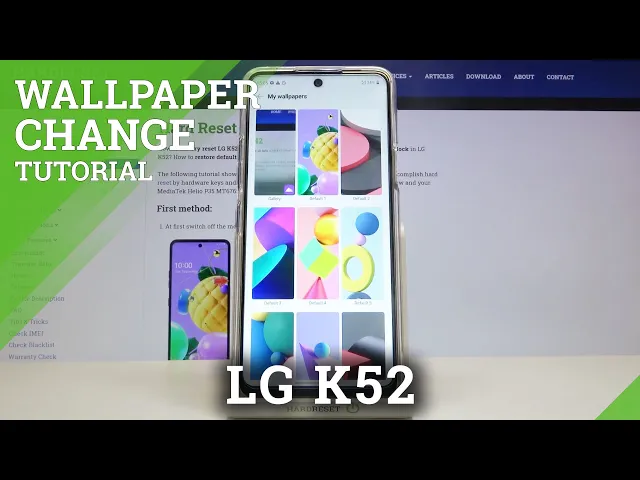 Video thumbnail for How to Change Wallpaper on LG K52 – Set Up Wallpaper