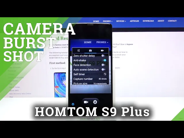 Video thumbnail for How to Take Burst Shot in HOMTOM S9 Plus – Camera Settings