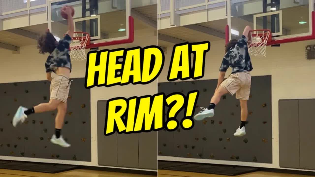 Video thumbnail for travis reynolds: ymca dunk session, progressing new dunks