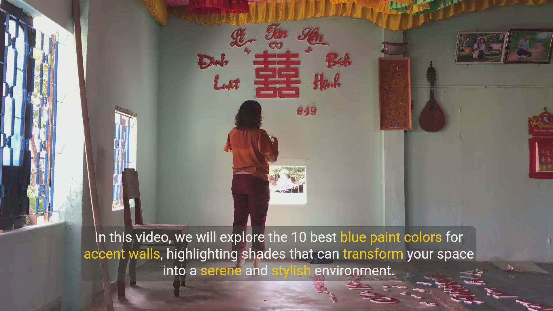 'Video thumbnail for Transform Your Space: 10 Best Blue Paint Colors for Accent Walls'