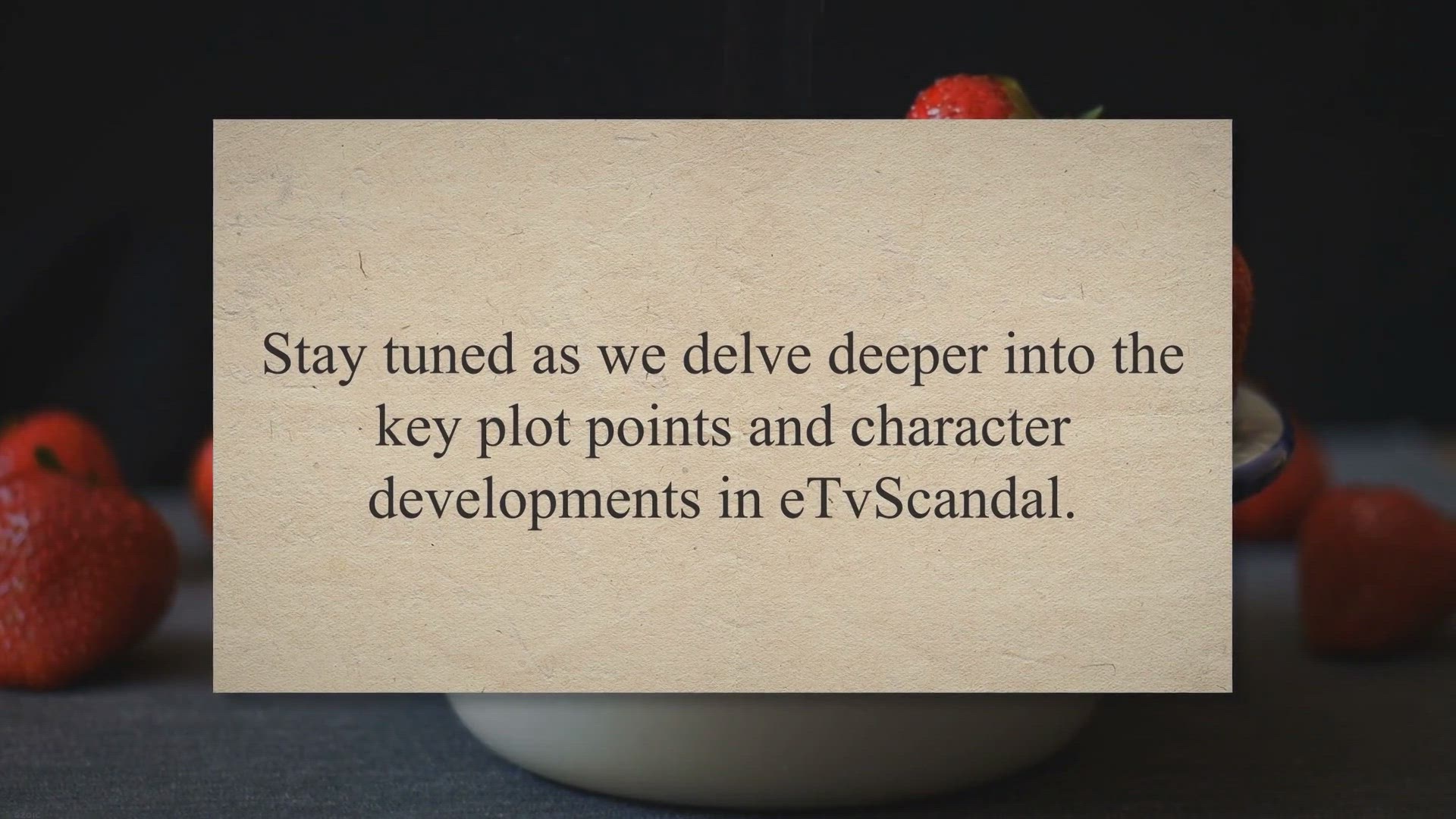 Video thumbnail for eTvScandal: Yesterday's Episode Unveiled - Plot Twists, Character Growth, and What's Next!