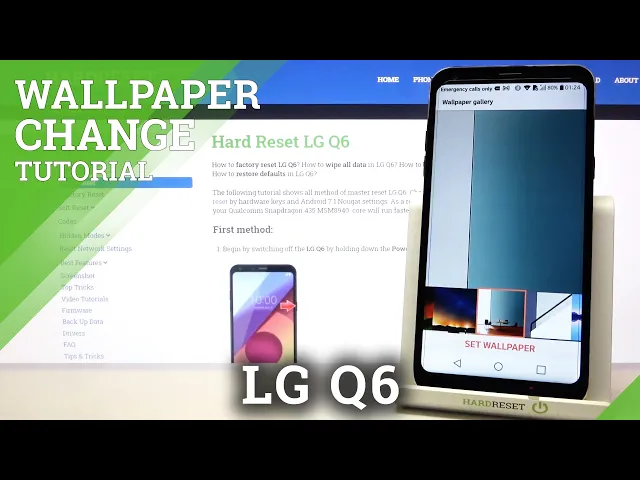 Video thumbnail for LG Q6 - Wallpapers Presentation