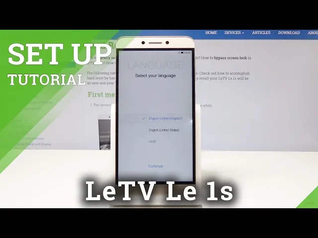 Video thumbnail for How to Perform Set Up in LeTV Le 1s - Configuration & Activation Process