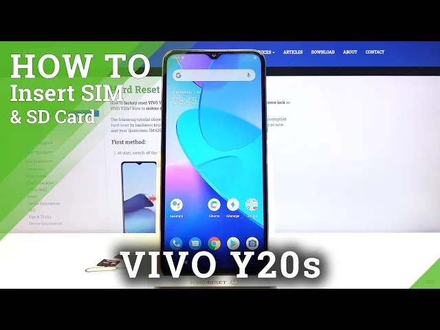 Video thumbnail for How to Insert Nano SIM & Micro SD Cards in VIVO Y20s – SIM & Memory Cards Installation