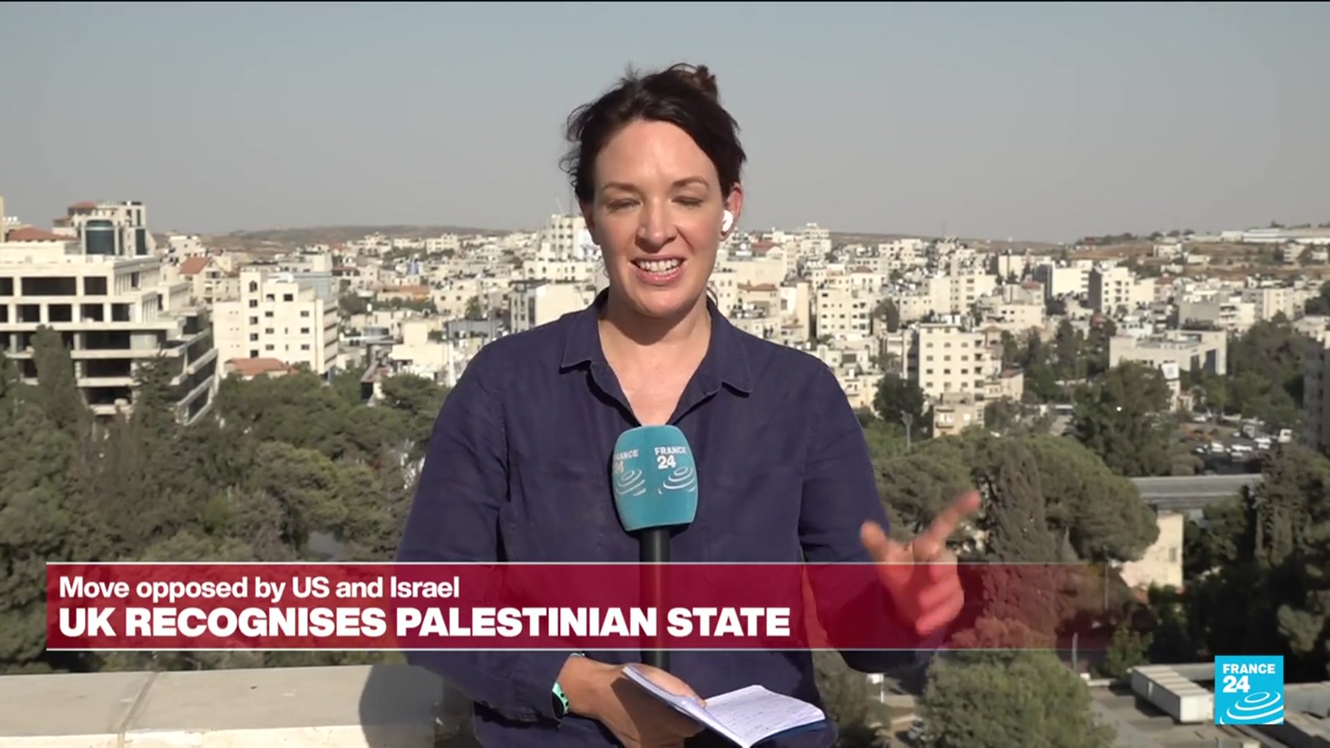 'Video thumbnail for UK recognises Palestine: West Bank welcomes the move'