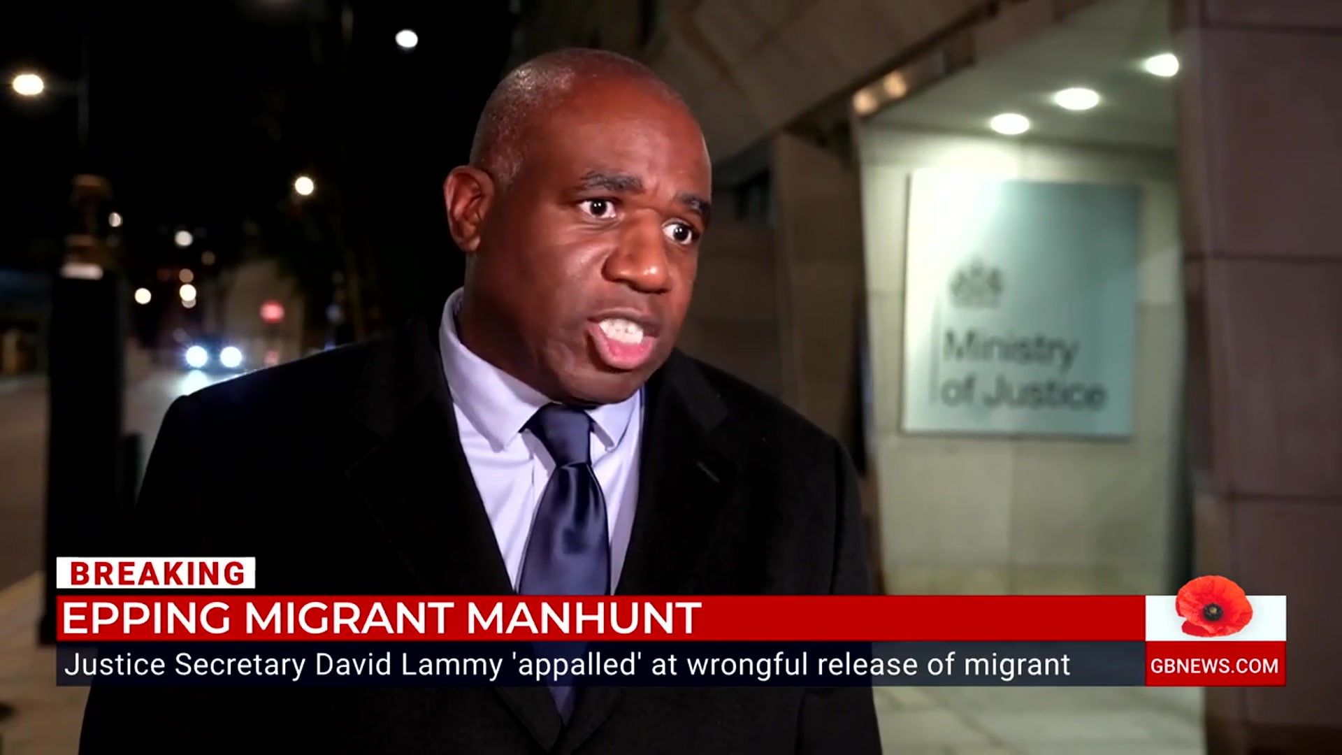 'Video thumbnail for WATCH: David Lammy says he is 'livid' after Epping migrant Hadush Kebatu was mistakenly released from prison'