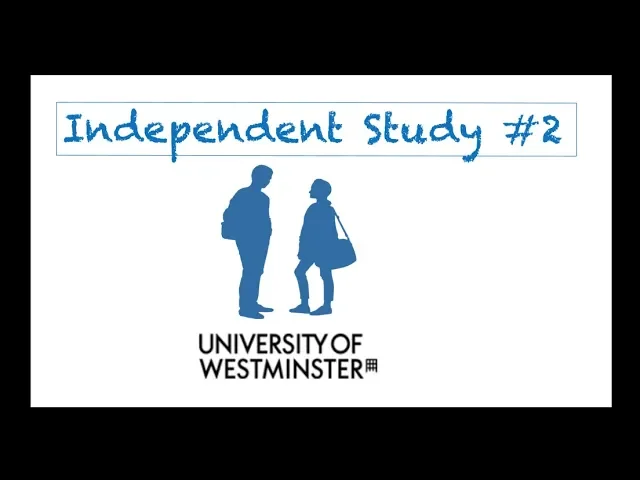 Video thumbnail for Independent Study Video 2: Lesson & worksheet (Westminster University)