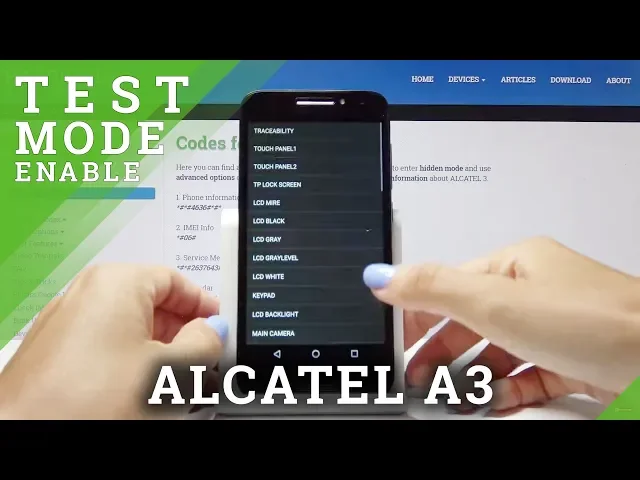 Video thumbnail for How to Boot into Test Mode in Alcatel A3 - Service Menu in Alcatel Mobile