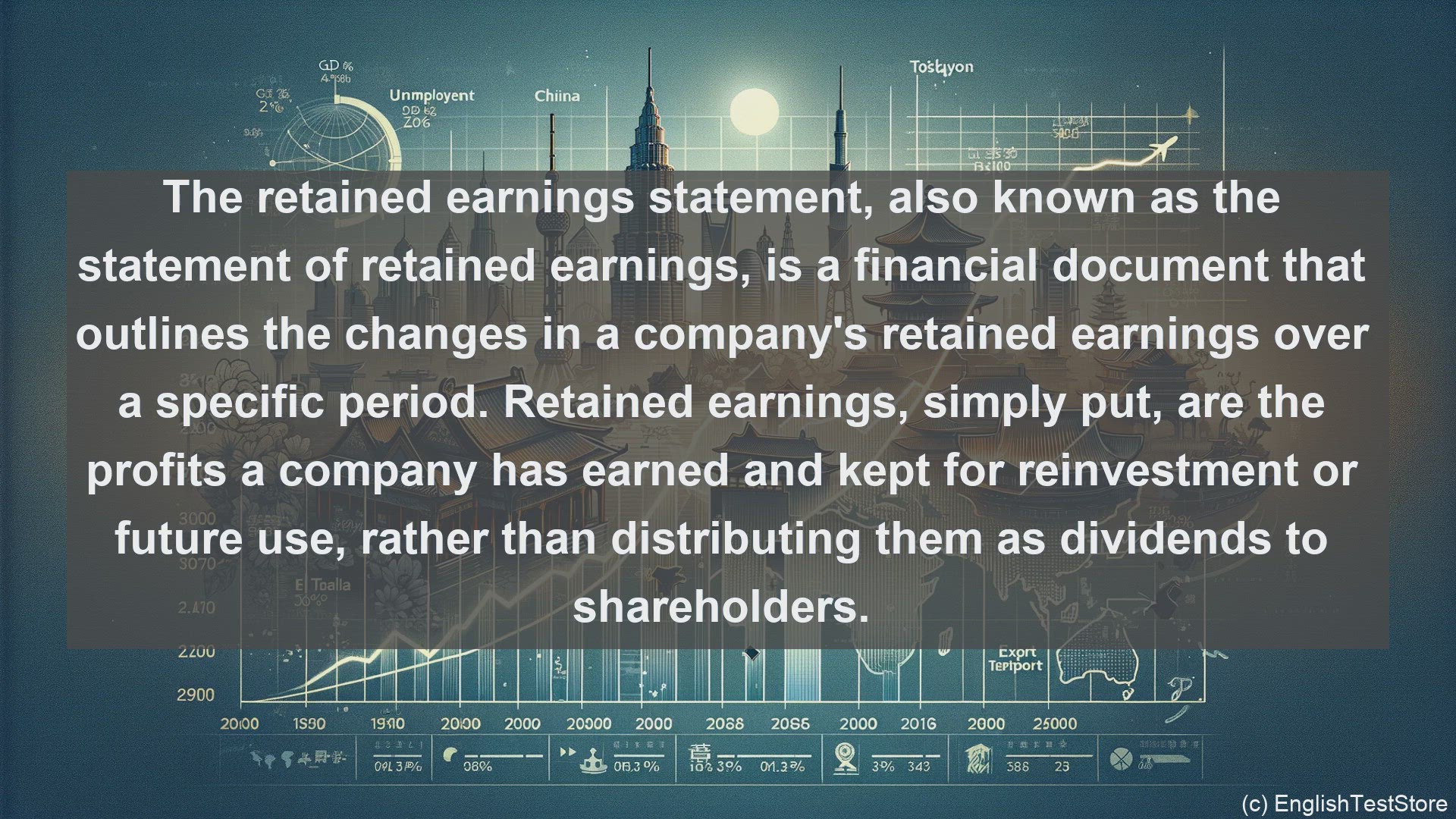 'Video thumbnail for Retained earnings statement in economics and finance'