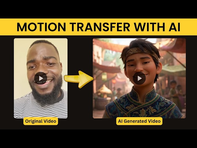 Video thumbnail for Transfer Motion From One Video to Another