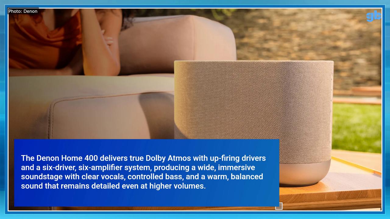 Video thumbnail for Denon Home 400 Wireless Smart Speaker Review: Immersive Dolby Atmos Sound Meets Premium Design