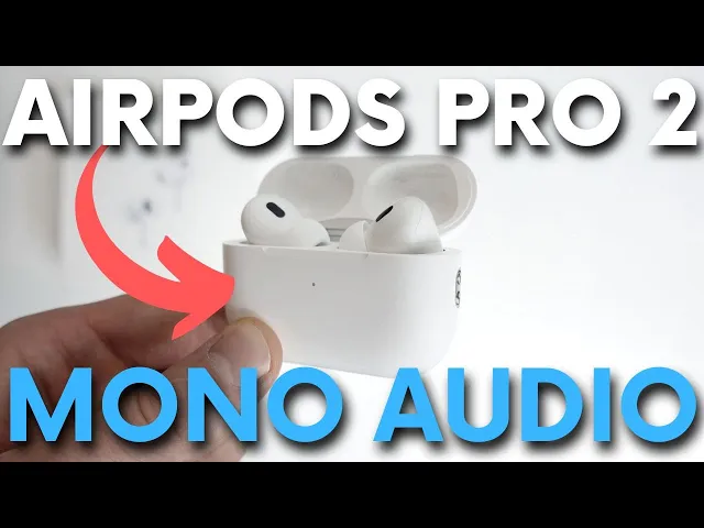 Video thumbnail for How to Turn On / Off Mono Audio on AirPods Pro 2 - Switch On / Off Stereo Audio