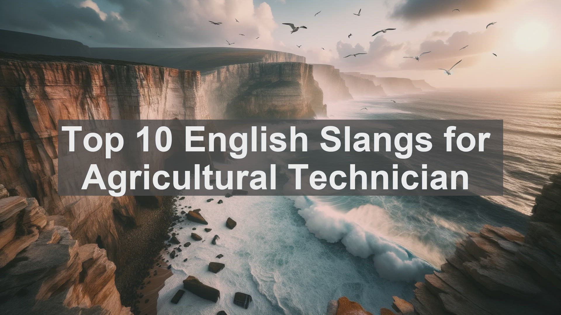 'Video thumbnail for Top 10 English Slangs for Agricultural Technician'
