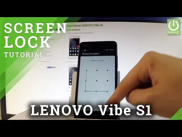 Video thumbnail for How to Add Screen Lock on LENOVO Vibe S1 - Pattern & Password