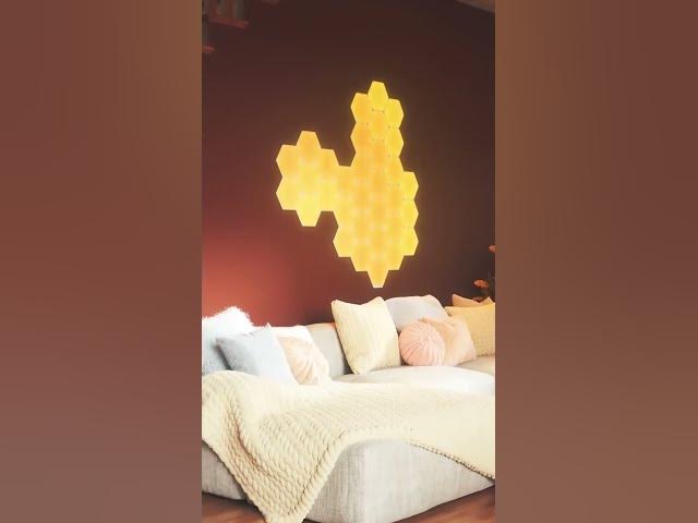 Video thumbnail for Nanoleaf Shapes Hexagon ไฟติดผนัง RGB อัจฉริยะ ตกแต่งห้องให้สวยงาม