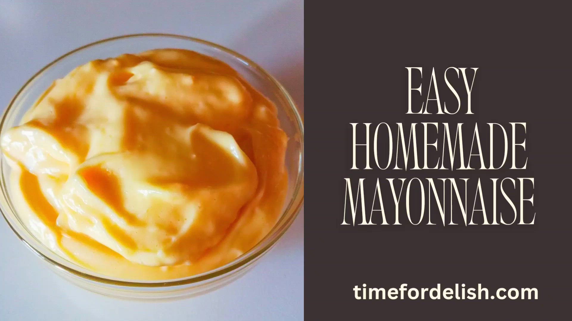 Video thumbnail for Easy Fail Prof Homemade Mayonnaise